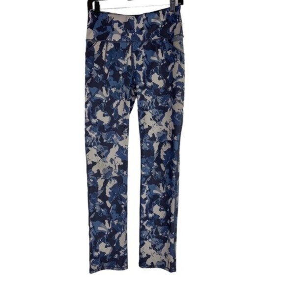 Duluth Noga Sculpting Blue Leggings Stash Pockets - Picture 3 of 9